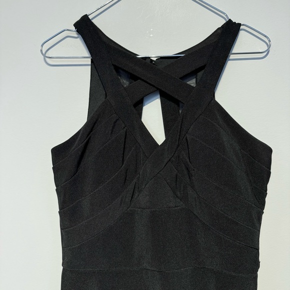 🛍️4 for 20$ / Le Chateau Fit & Flare Stretch Dress / Black / S - Picture 2 of 10